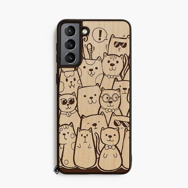 Samsung S21 Wooden Case