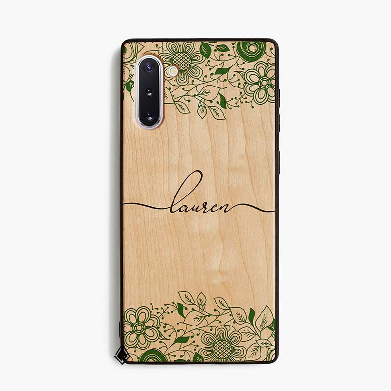 Samsung Note 10 Wooden Case