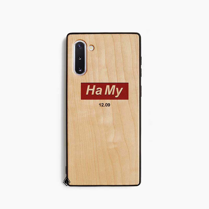 Samsung Note 10 Wooden Case