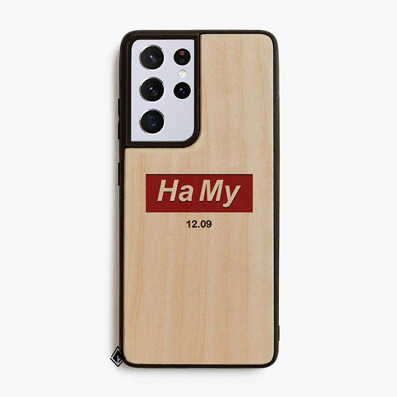 Samsung S21 Ultra Wooden Case