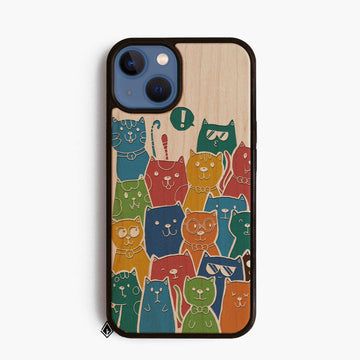 Colorful cats