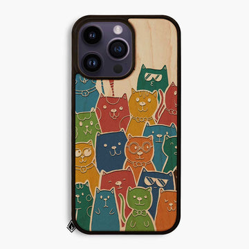Colorful cats