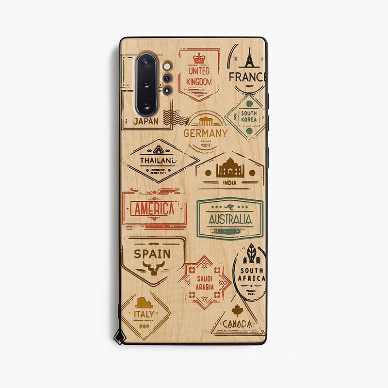 Samsung Note 10 Plus Wooden Case