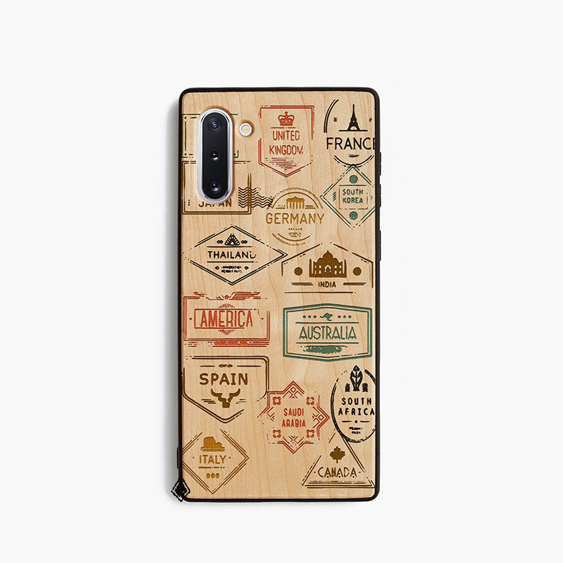 Samsung Note 10 Wooden Case