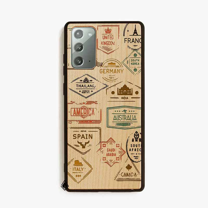 Samsung Note 20 Wooden Case