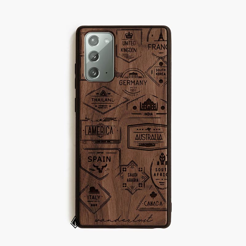 Samsung Note 20 Wooden Case