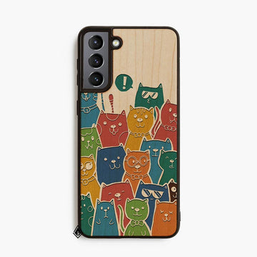 Colorful cats