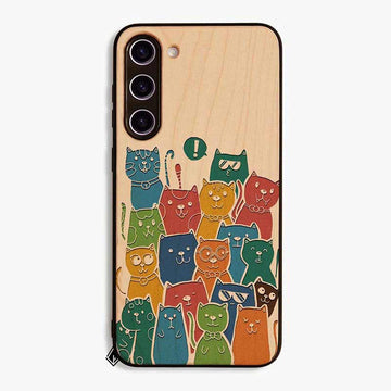 Colorful cats