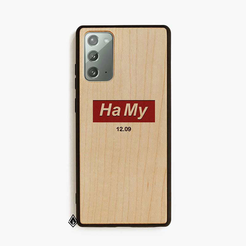 Samsung Note 20 Wooden Case