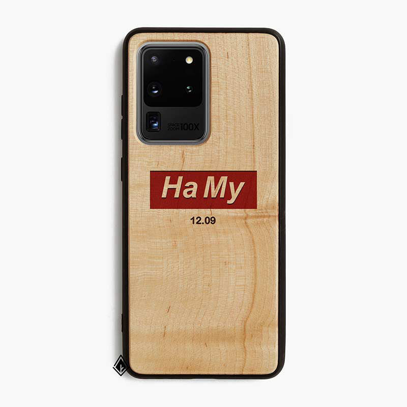 Samsung S20 Ultra Wooden Case