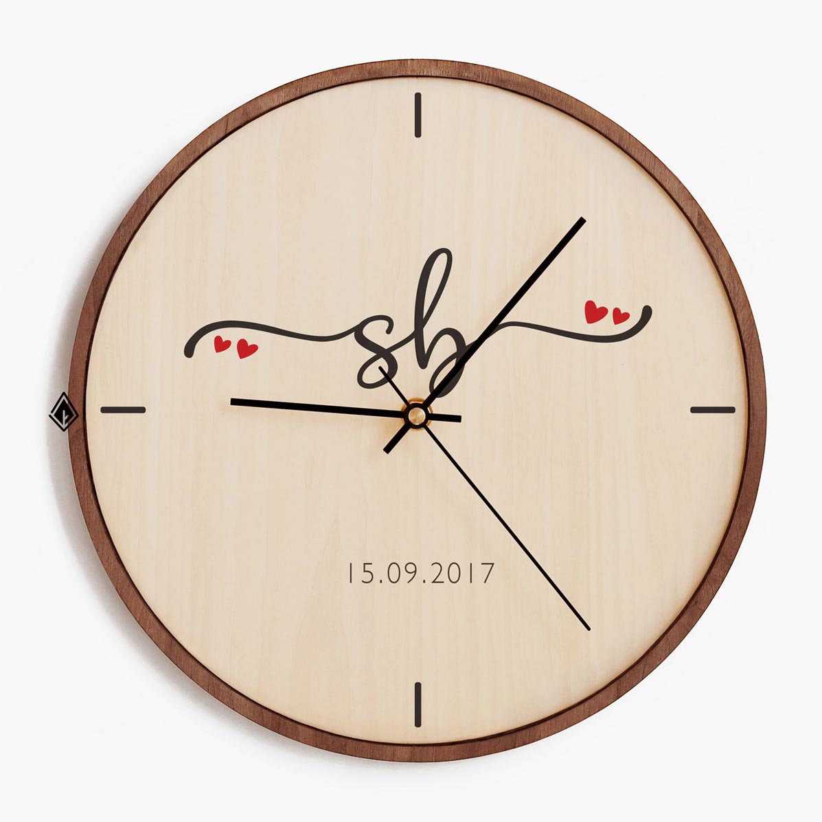 Wooden Wall Clocks Your name